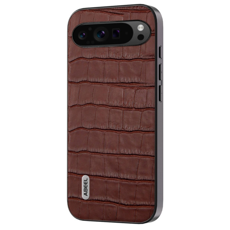 Google Pixel 9 Pro XL Leather Case Crocodile Effect ABEEL