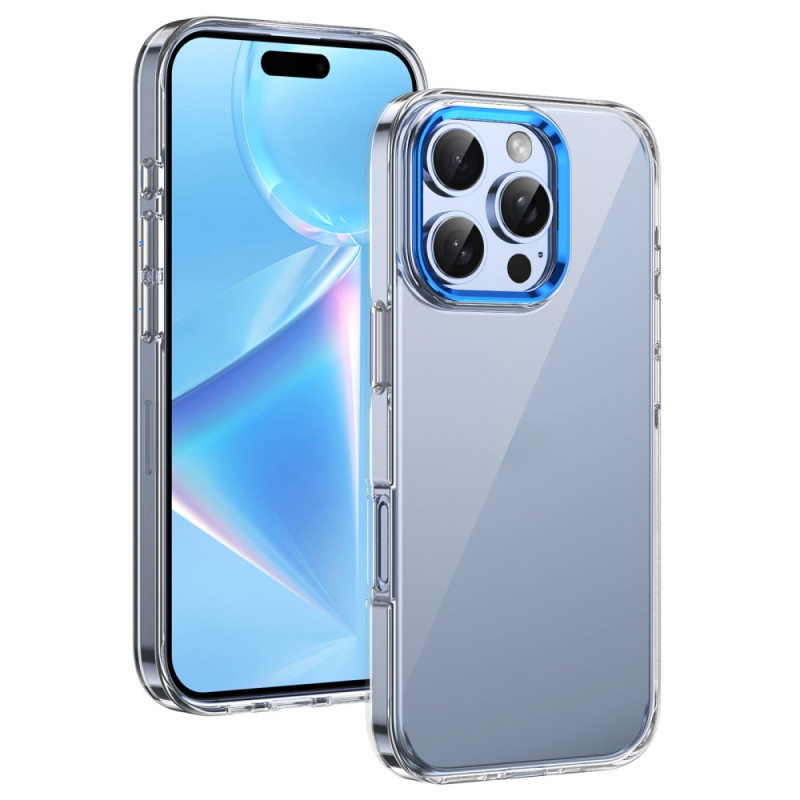 Case iPhone 16 Pro Lens Frame Metal Effect