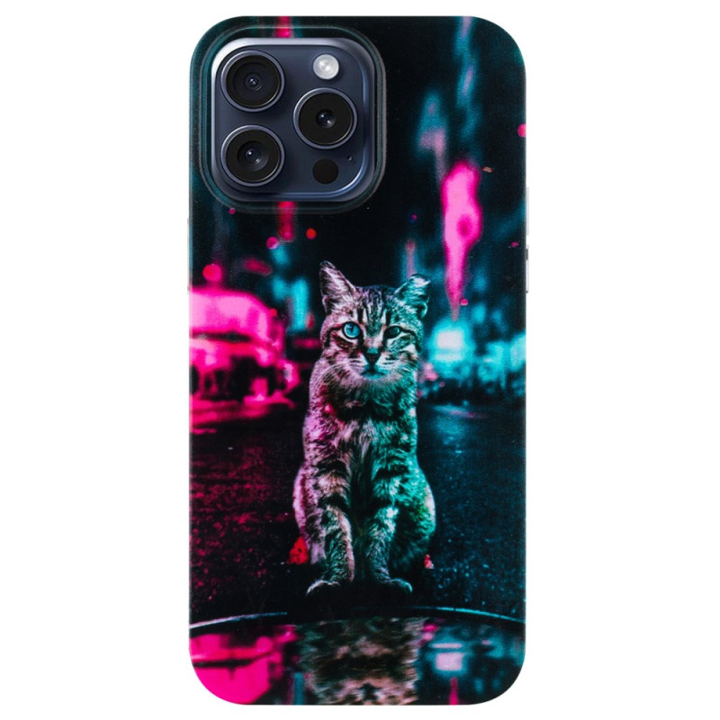 Case iPhone 16 Pro Max Fire Cat Tricolour