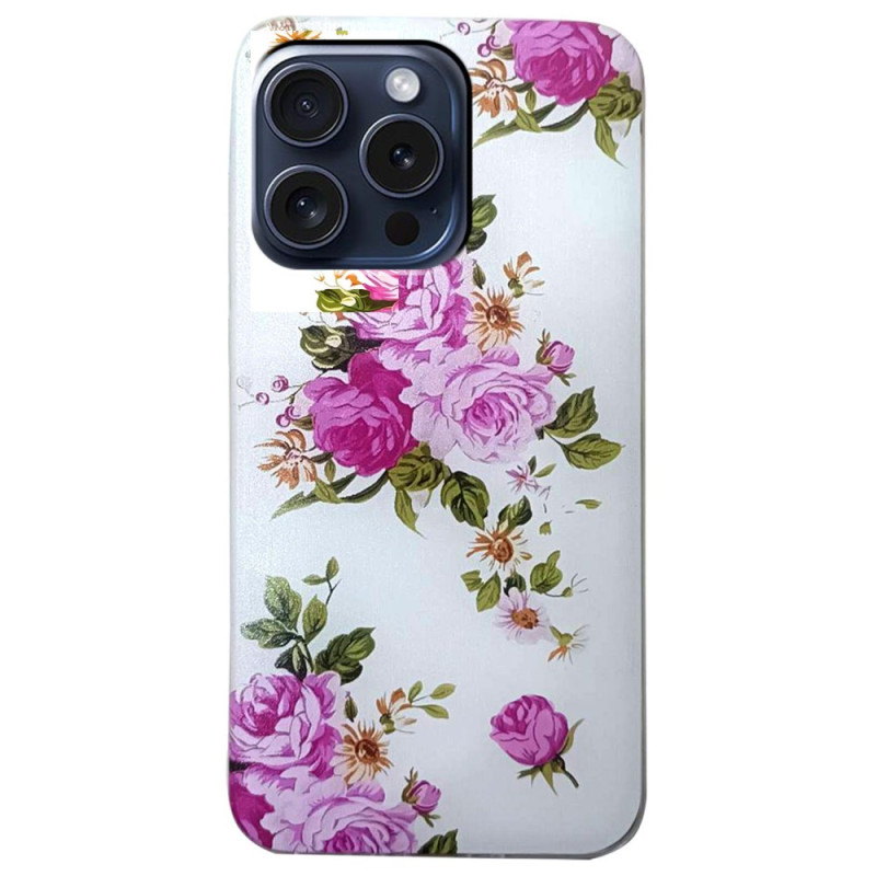 Case iPhone 16 Pro Max Pink Flowers