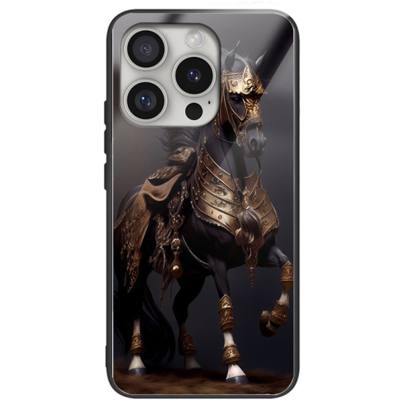 Case iPhone 16 Pro Max Tempered Glass Masked Horse