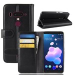 Housse HTC U12 Plus Cuir Véritable