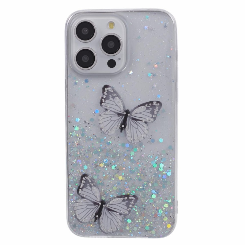 Case iPhone 16 Pro Max Sparkling Butterflies