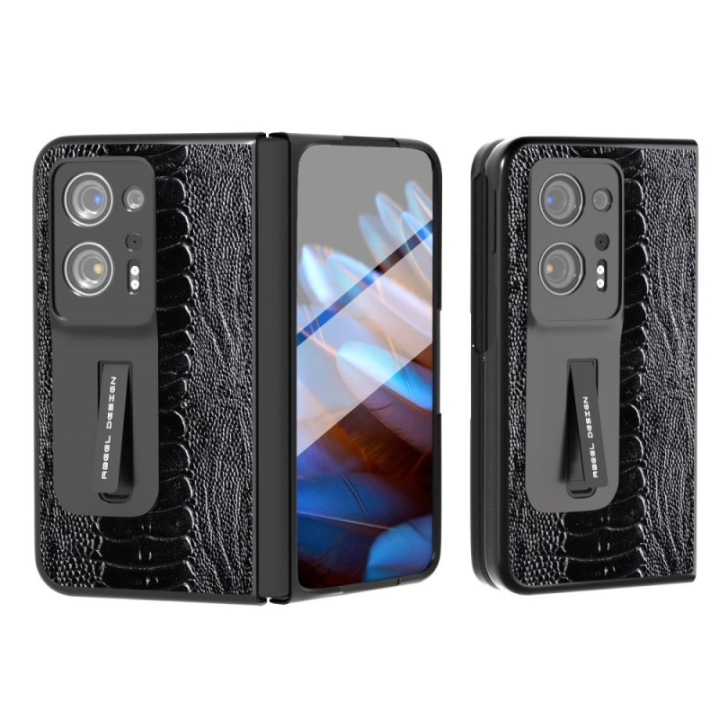 Oppo Find N2 Case Crodile Texture Support