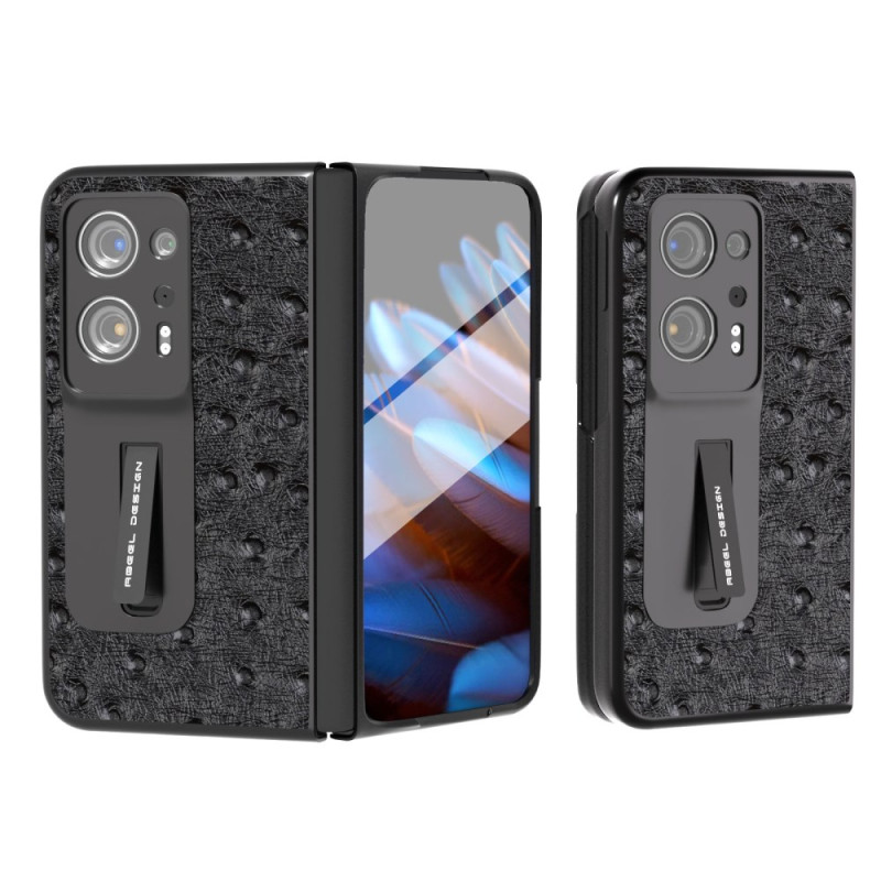 Oppo Find N2 Case Integrated Ostrich Texture Support ABEEL