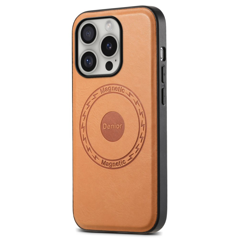 iPhone 16 Pro Max Magnetic Leatherette Case DENIOR