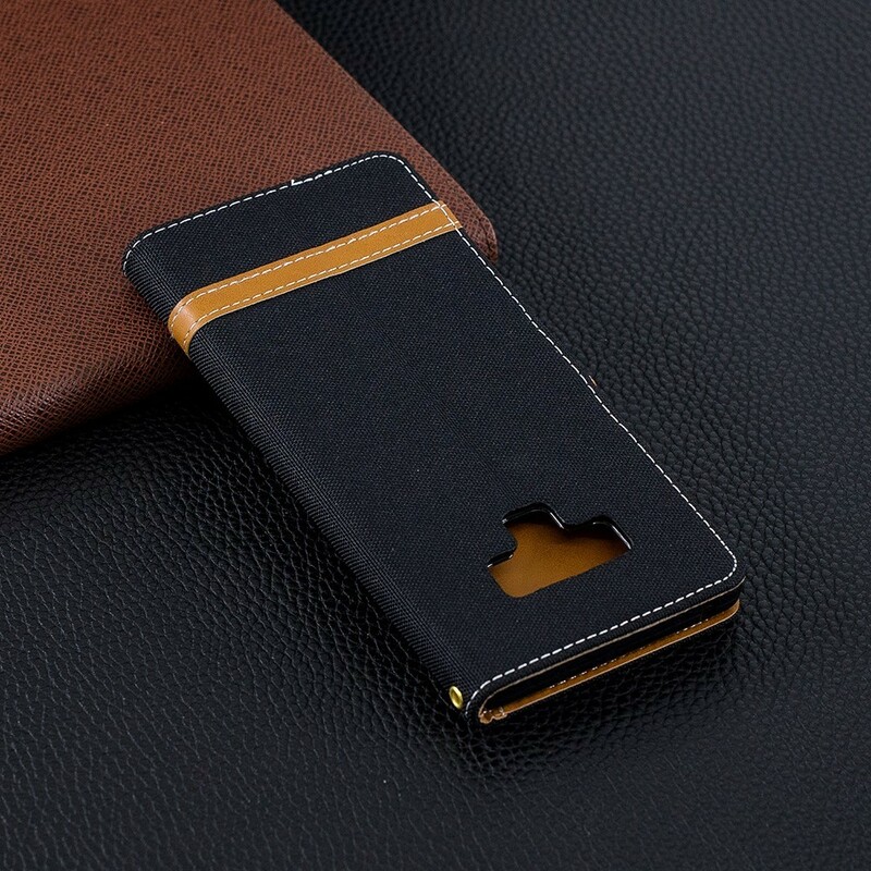 Samsung Galaxy Note 9 Fabric and Leather Effect Case