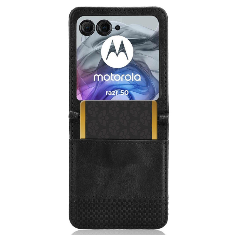 Cover Motorola Razr 50 5G Card Case Frieze Vintaga