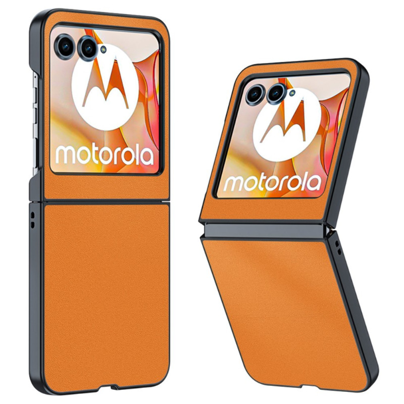 Cover Motorola Razr 50 5G Ultra-Thin Leather Effect