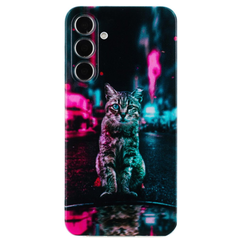 Samsung Galaxy S24 FE Tricolour Fire Cat Case