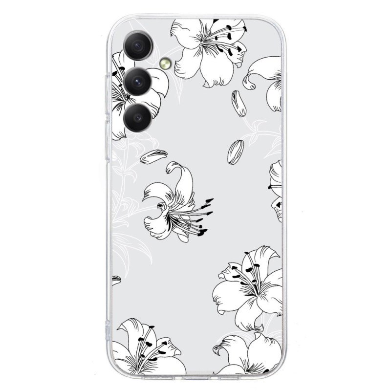 Samsung Galaxy S24 FE White Flower Case