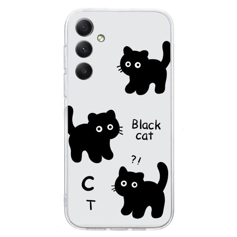 Samsung Galaxy S24 FE Black Cat Case