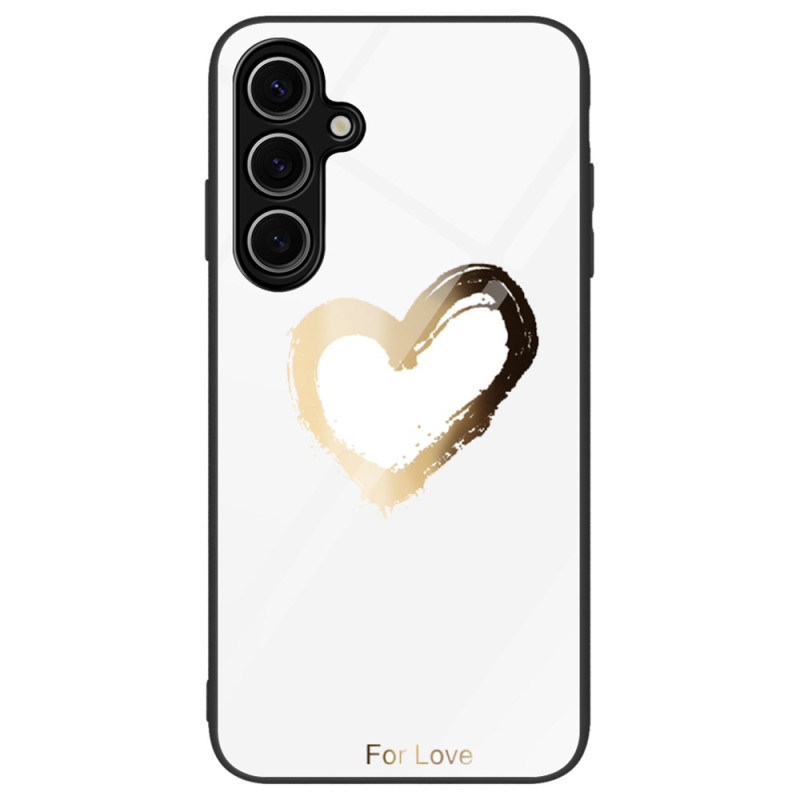 Samsung Galaxy S24 FE Gold Heart Case