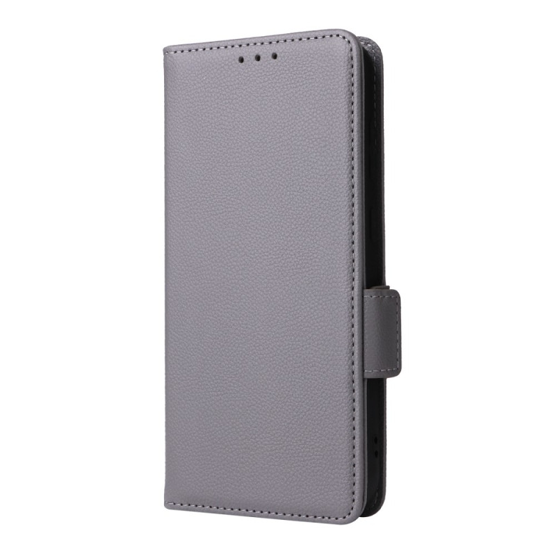 Samsung Galaxy S24 FE Case Smooth Faux Leather with Strap