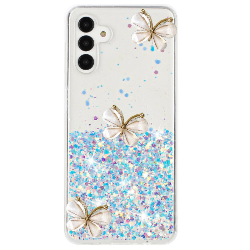 Samsung Galaxy S24 FE Phosphorescent Case 3D Butterflies