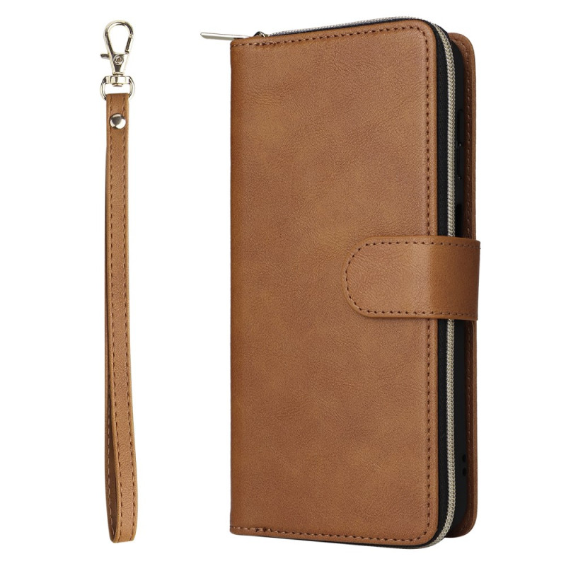 Samsung Galaxy S24 FE Leather-effect Wallet Case with Strap