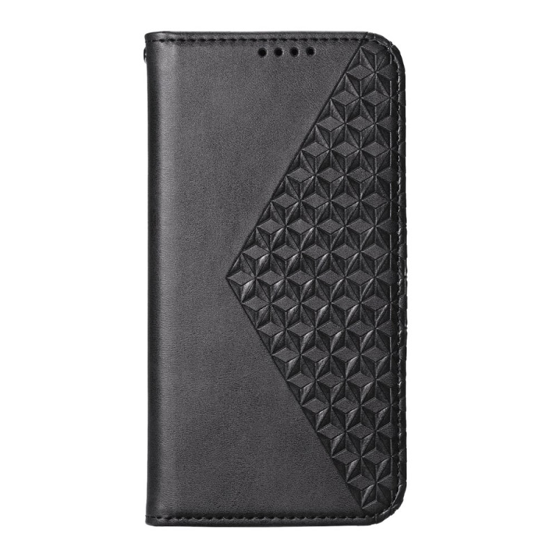 Flip Cover Samsung Galaxy S24 FE 3D Cubes with Strap