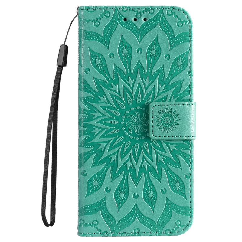 Samsung Galaxy S24 FE Lanyard Sunflower Design Case