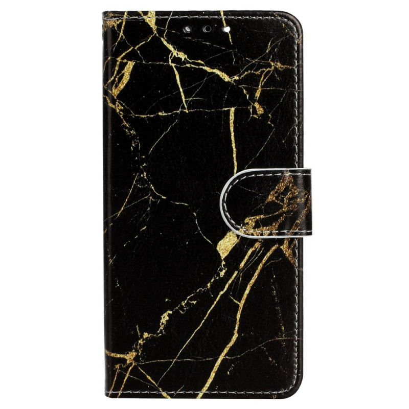 Samsung Galaxy S24 FE Case Gold and Black Marble