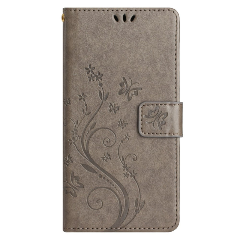 Samsung Galaxy S24 FE Case Butterflies and Flowers Design