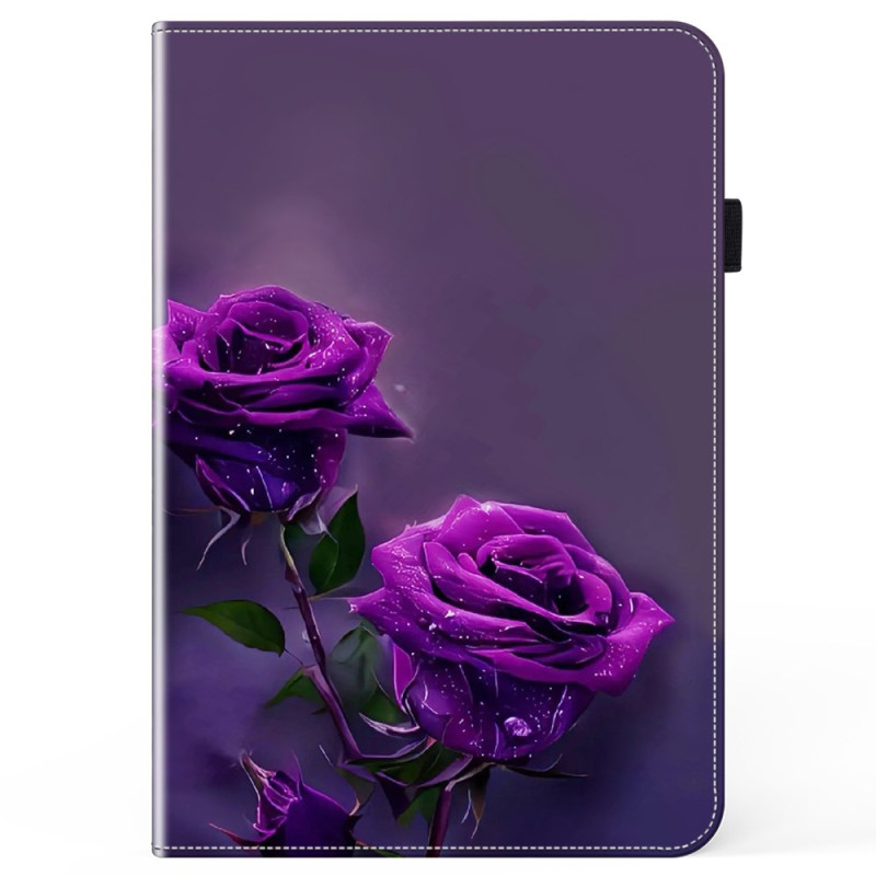 iPad Pro 13 (2024) Purple Roses Case