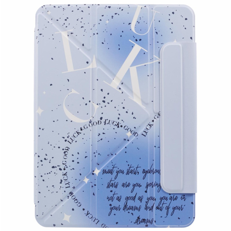 Smart Case iPad Pro 13 (2024) Origami Blue Letters