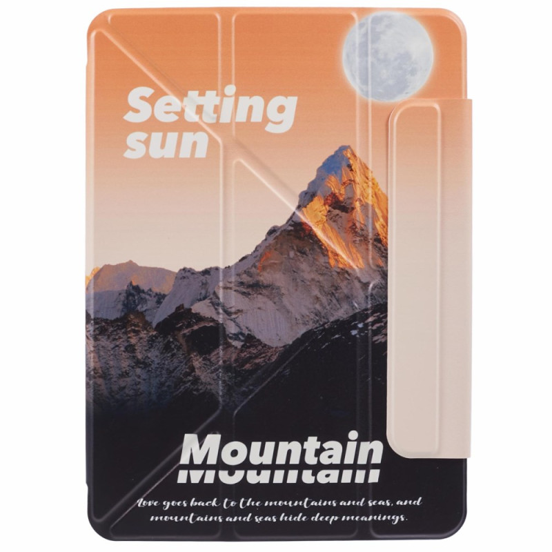 Smart Case iPad Pro 13 (2024) Origami and Snowy Mountain Stand