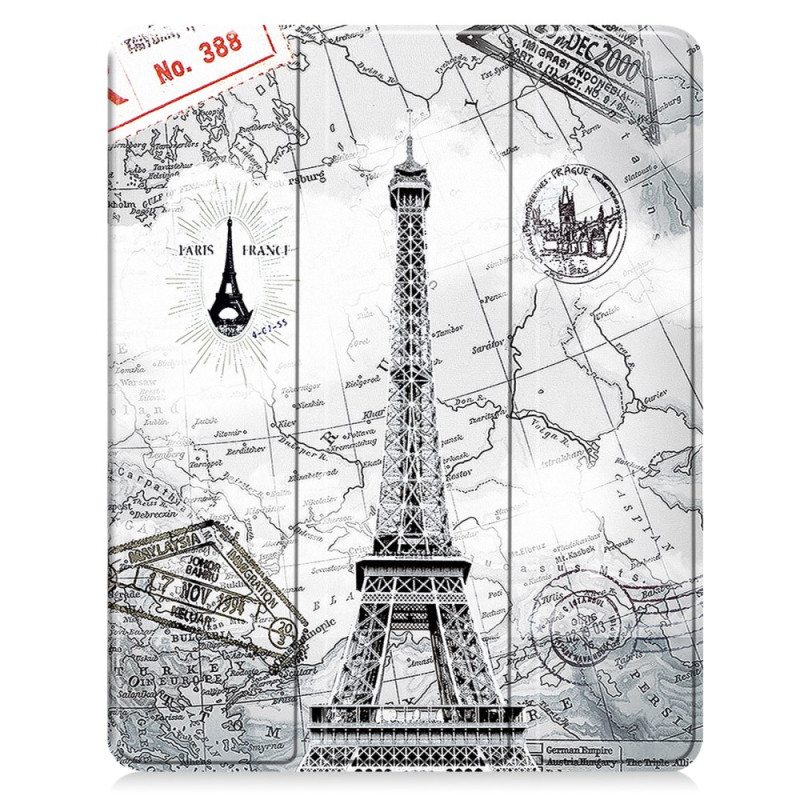 Smart Case iPad Air 13 (2024) Vintage Eiffel Tower