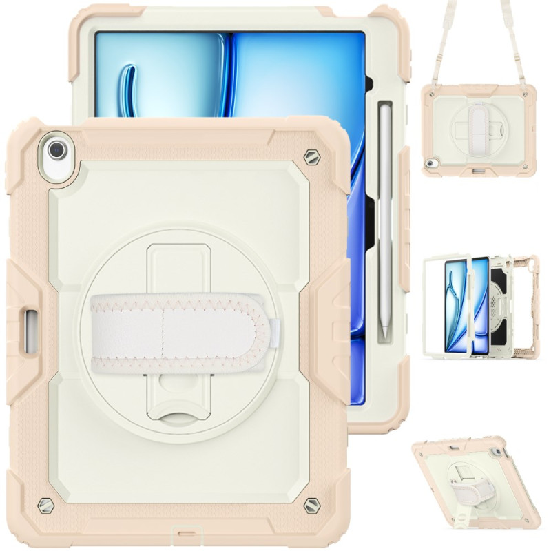 iPad Air 13 (2024) Case Complete Protection with Strap and Shoulder Strap