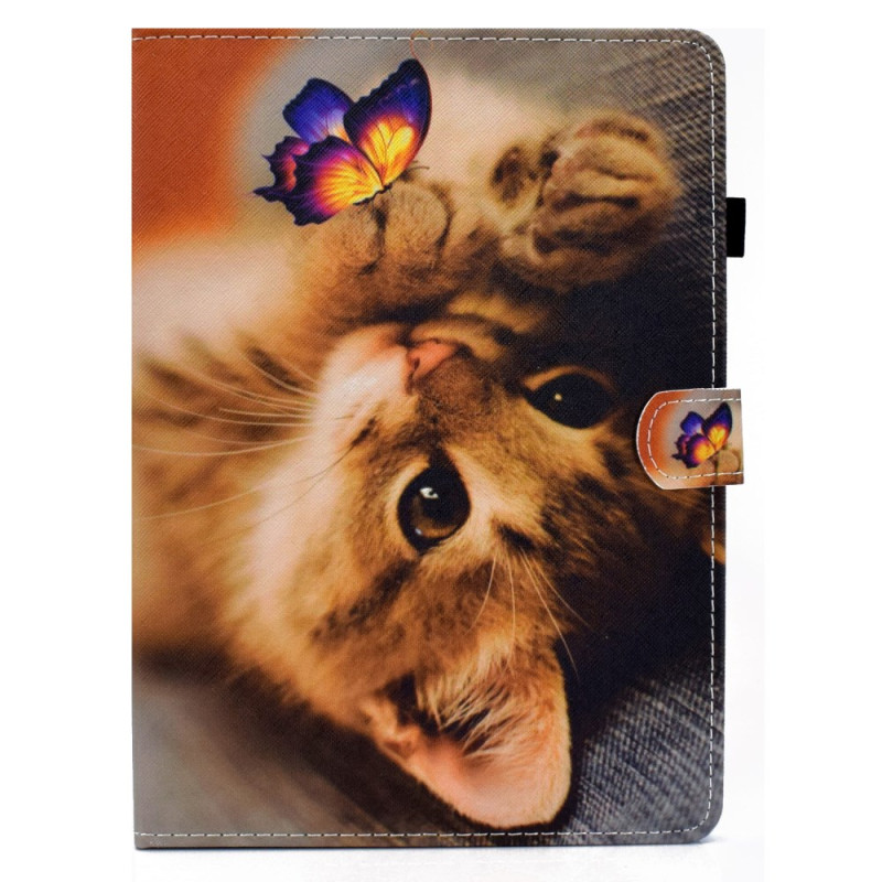 iPad Pro 11 (2024) Case Cat and Butterfly