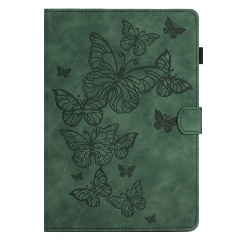 Case for iPad Pro 11 (2024) Suede effect Butterflies