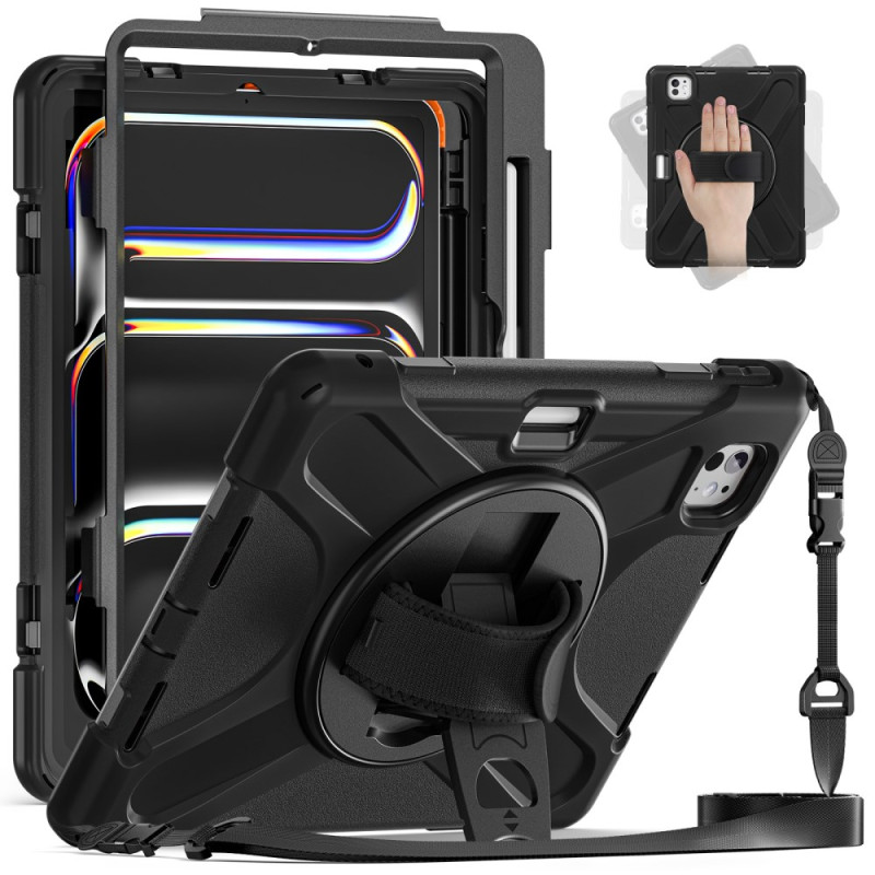 iPad Pro 11 (2024) Case Integrated Stand and Straps