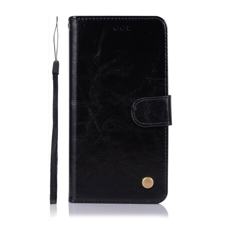 Xiaomi Redmi Note 5 Vintage Leather Case with Strap