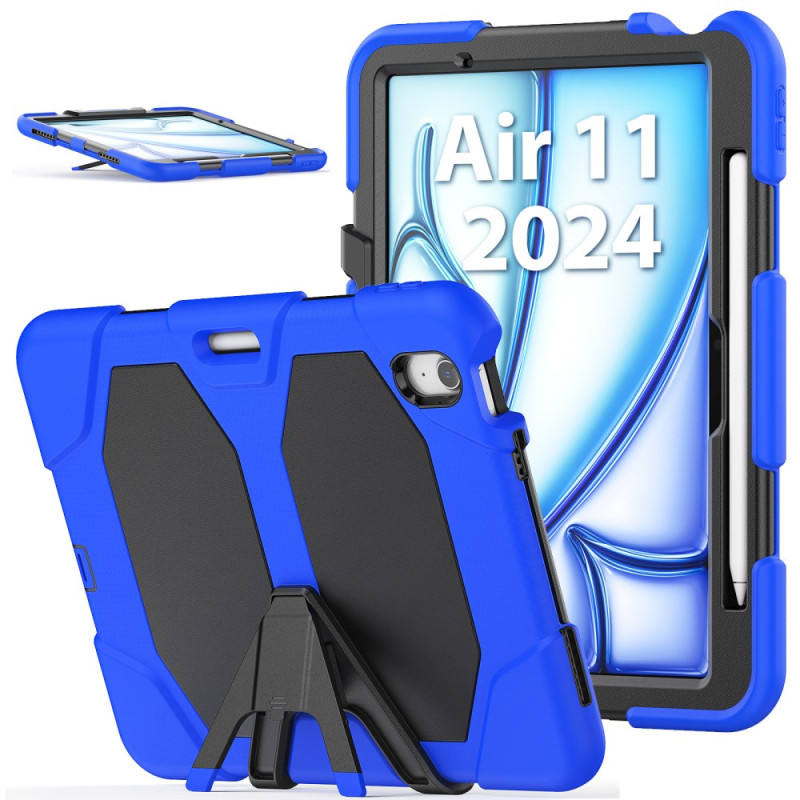 iPad Air 11 (2025) (2024) Case Butterfly Support and Integrated Screen Protector