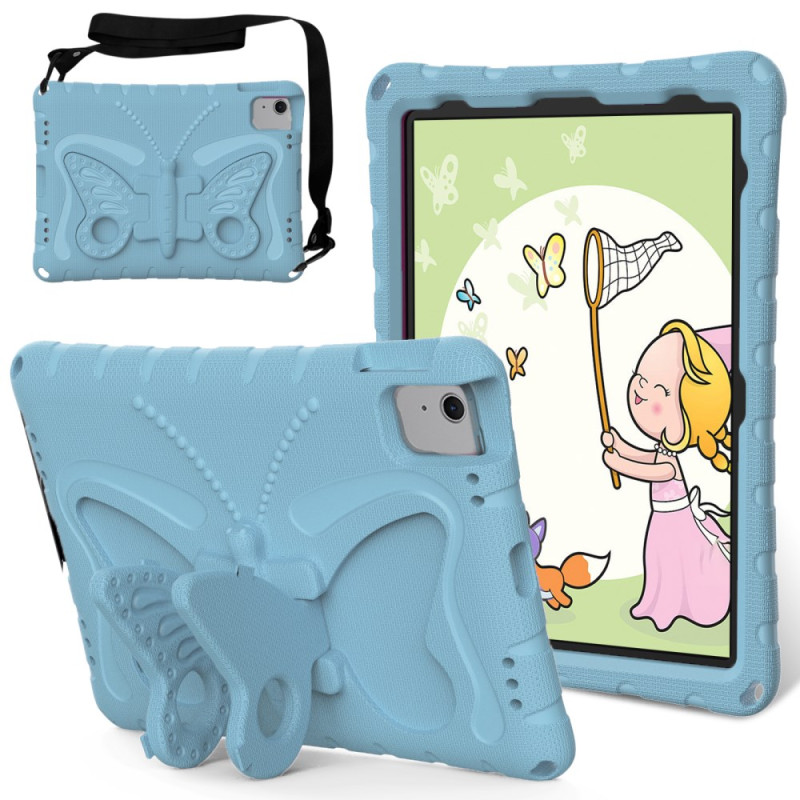 iPad Air 11 (2024) Case Butterfly Wings Support and Shoulder Strap