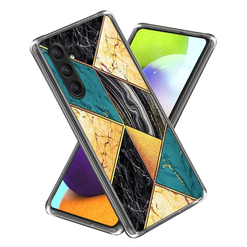 Samsung Galaxy A24 4G Case Marble Green and Yellow