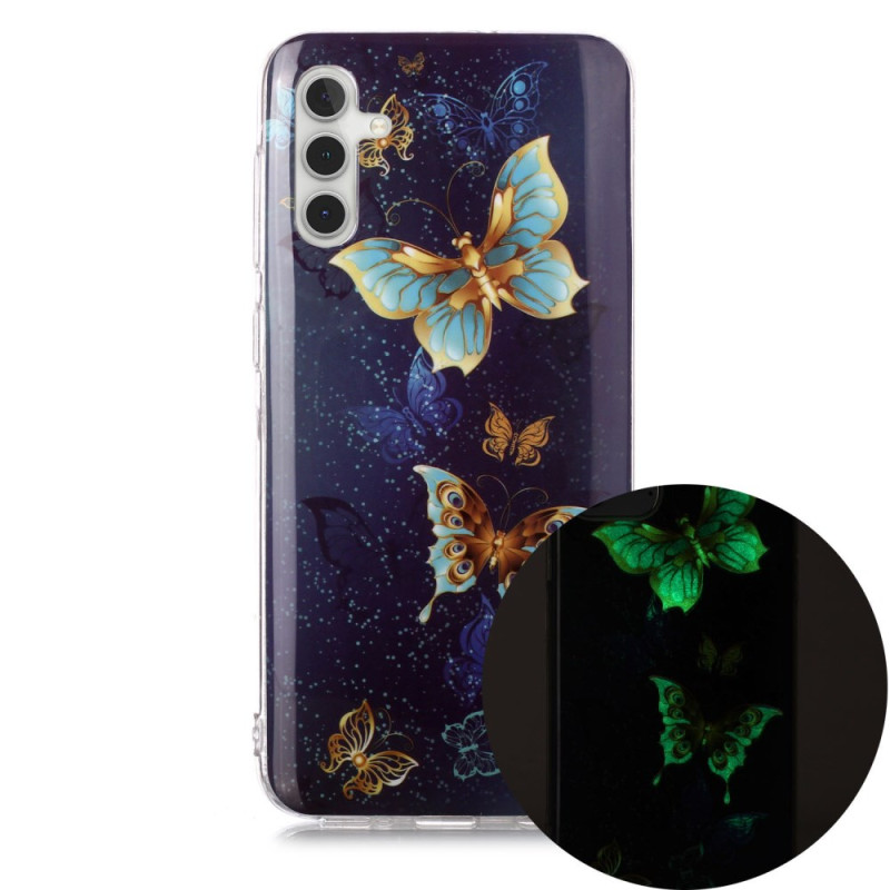 Samsung Galaxy A24 4G Case Luminous Coloured Butterflies