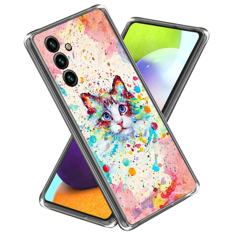 Samsung Galaxy A24 4G Watercolour Cat Case