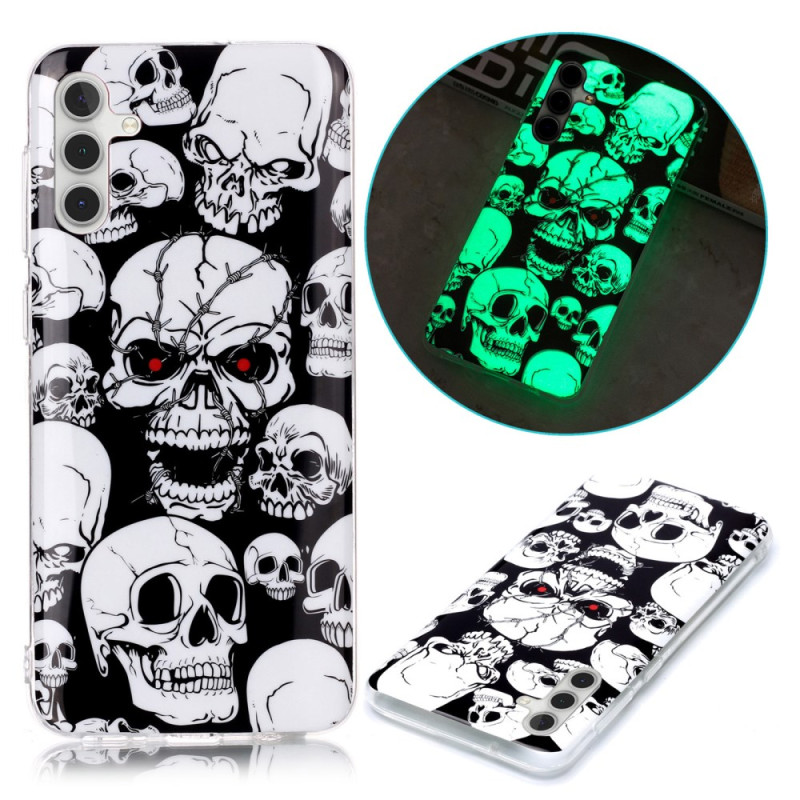 Samsung Galaxy A24 4G Skulls Luminous Case