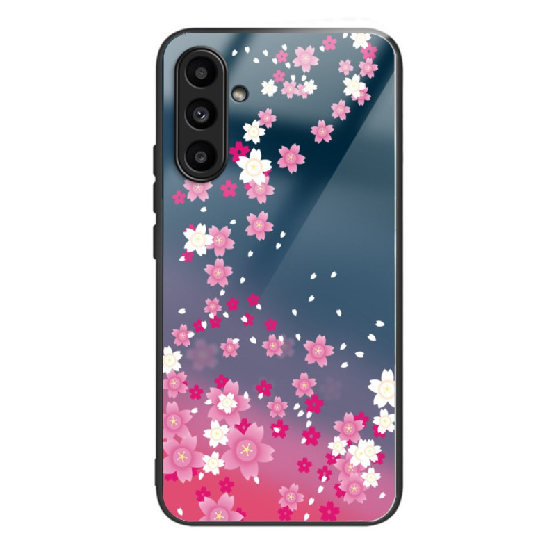 Samsung Galaxy A24 4G Rain Pink Flowers Cover