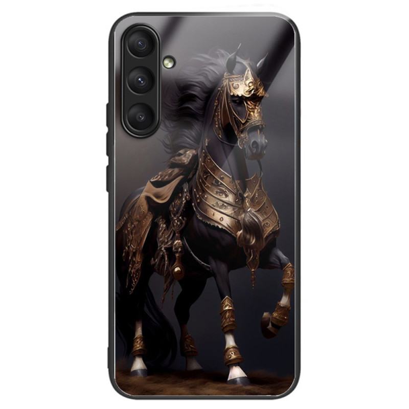 Samsung Galaxy A24 4G Toughened Glass Case Masked Horse