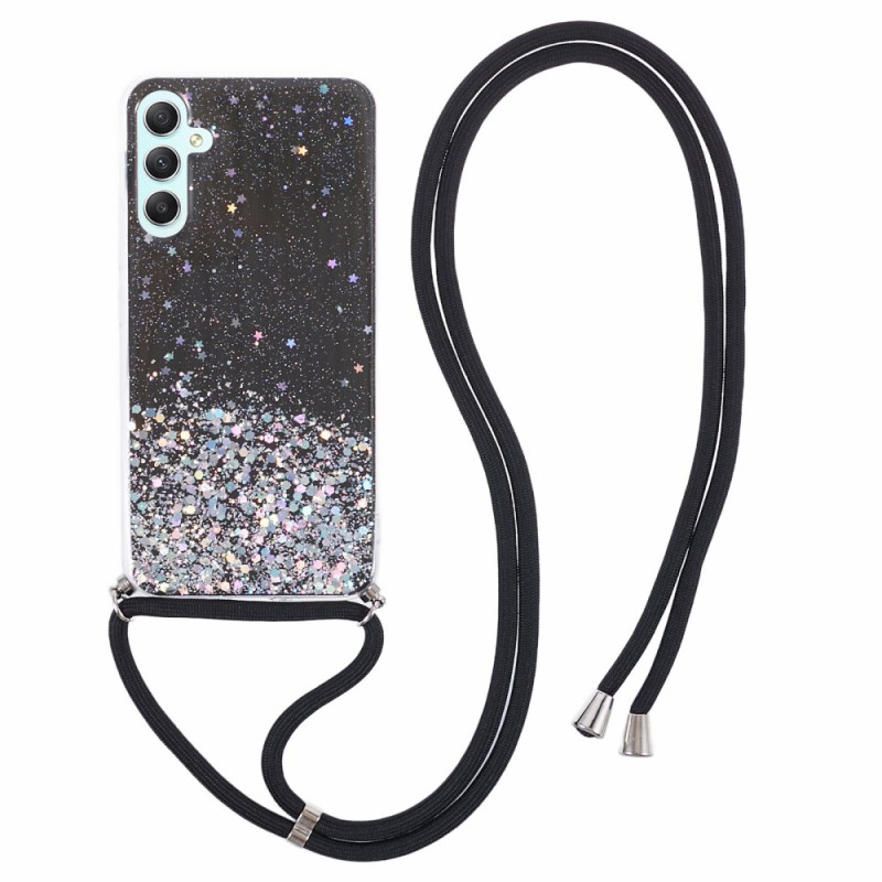 Samsung Galaxy A24 4G Glitter Color Drawstring Cover