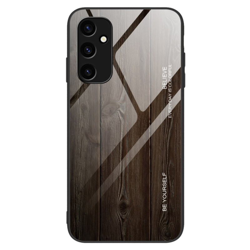 Samsung Galaxy A24 4G Hard Cover Glass Wood