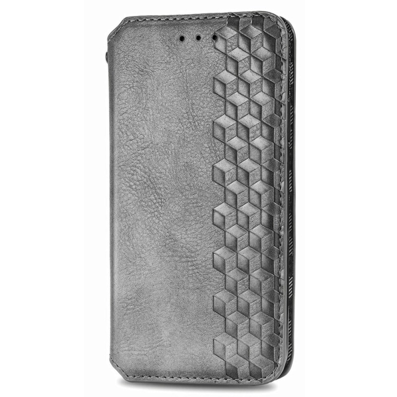 Flip Cover Nokia C32 Leather Effect Vintage Frise Losanges