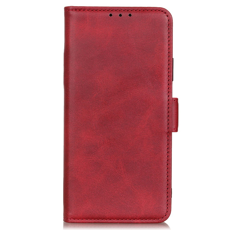 Nokia C32 Leather Case Double Clasp