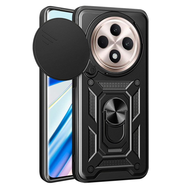 Oppo Reno 12 F 5G Case Sliding Camera Cover and Support Ring