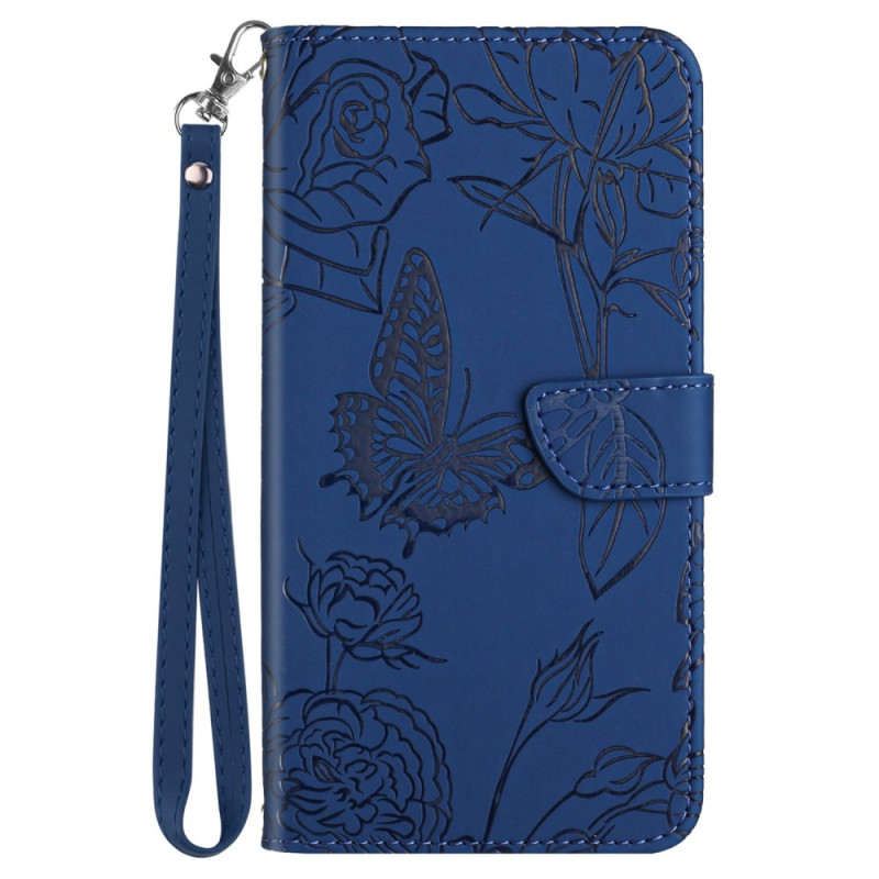 Oppo Reno 12F 5G Strap Butterfly Print Case