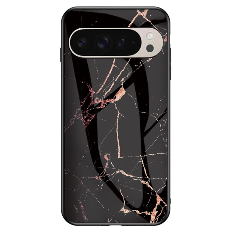 Google Pixel 9 / Pixel 9 Pro Marble Tempered Glass Case