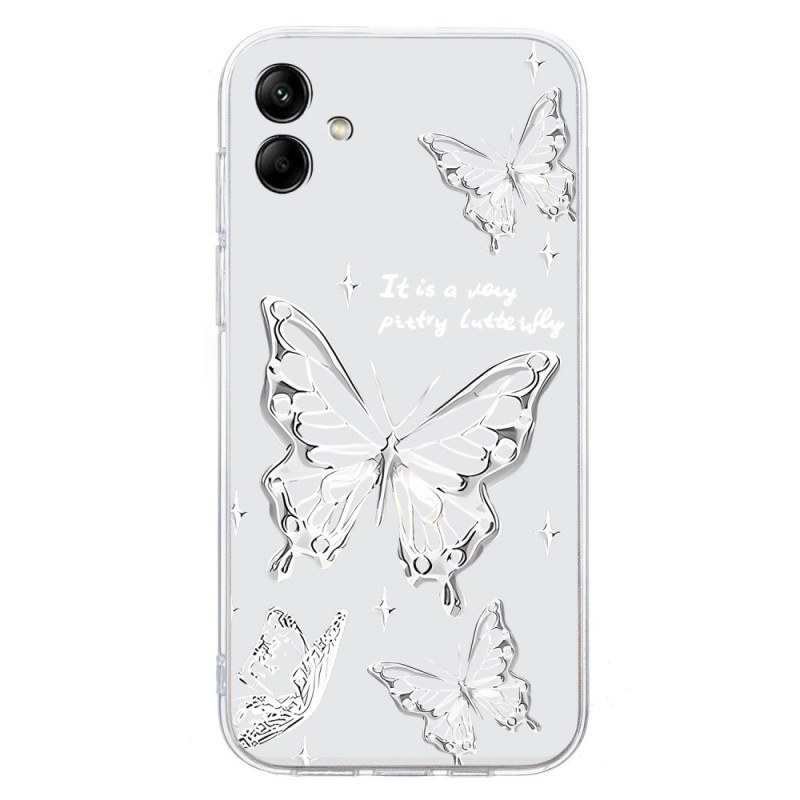 Samsung Galaxy A05 Gold Butterflies Case