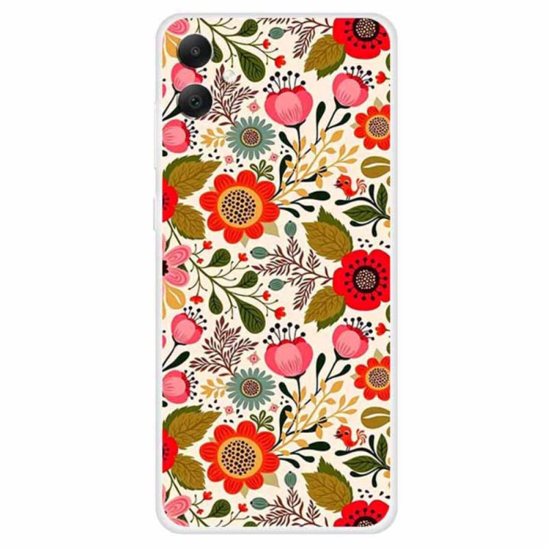 Samsung Galaxy A05 Case Coloured Flowers